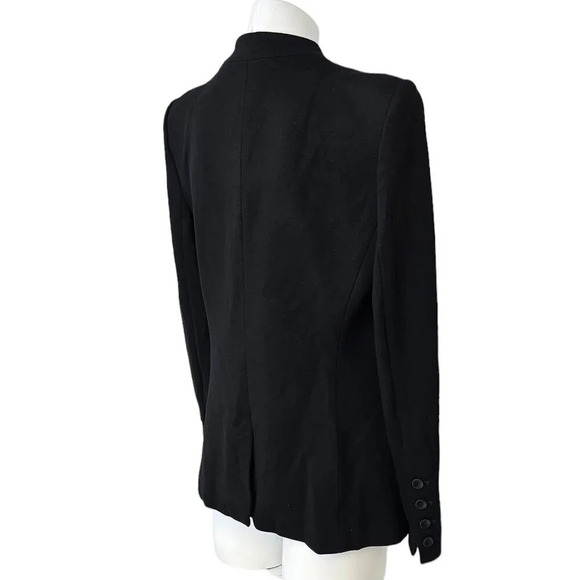 Helmut Lang Womens Long Sleeve One Button Classic Blazer Size Medium  Black - Picture 4 of 12